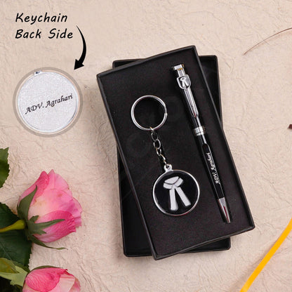 Lawyer Advocate Pen & Keychain Combo