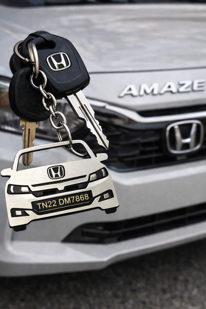 Personalized Car Keychain
