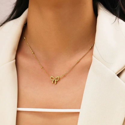 Infinity Bow Pendant
