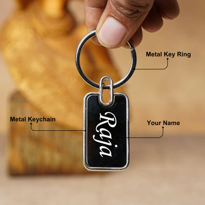Personalized Metal Keychain with Name For Men/Women