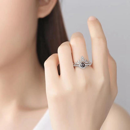 I LOVE YOU' in 100 languages Projection Ring