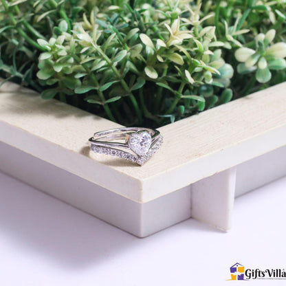 Queen of Hearts Sterling Silver Ring