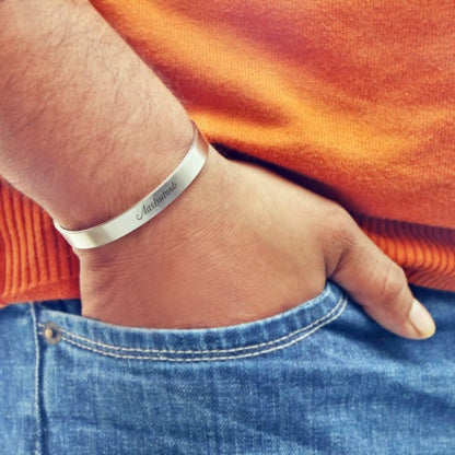 Personalised Kada with Your Customized text - Unisex Handkada